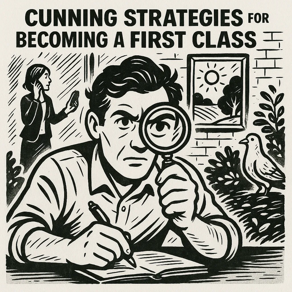 Cunning Strategies for Becoming a First Class Noticer